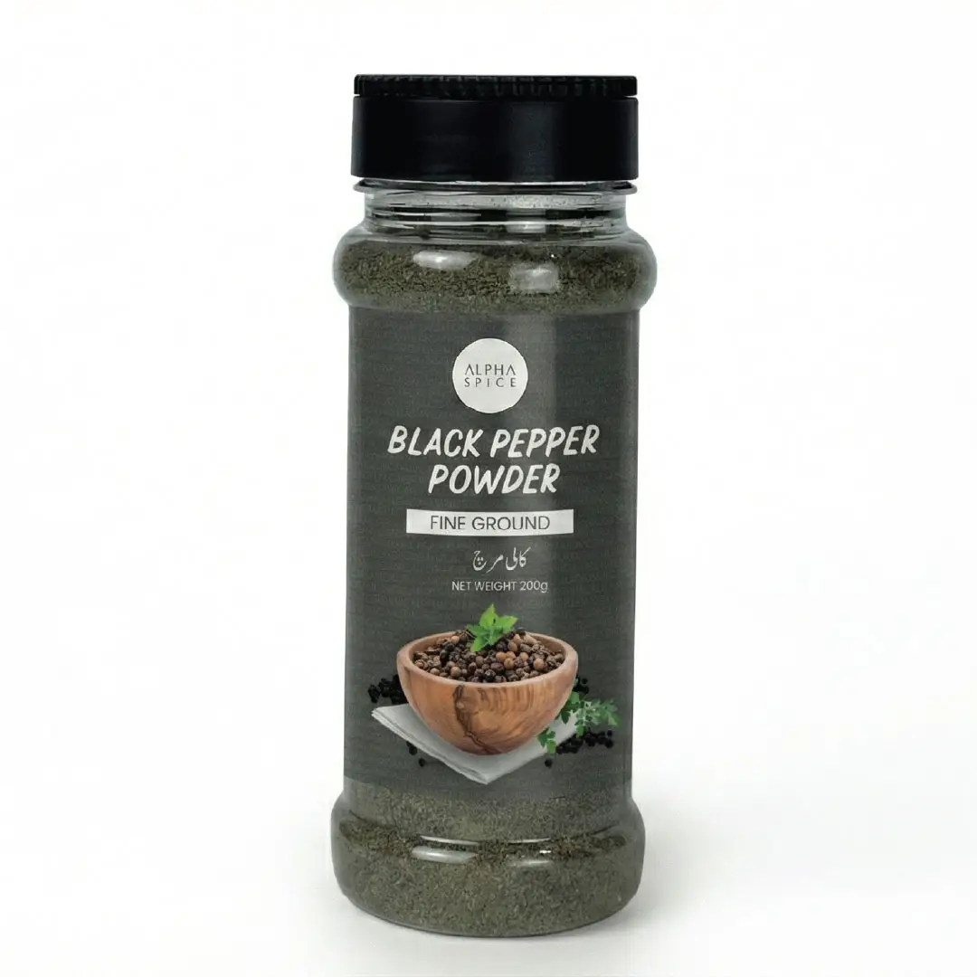 Organic Black Pepper Powder– Premium Fine-Ground Pepper | 100g & 200g