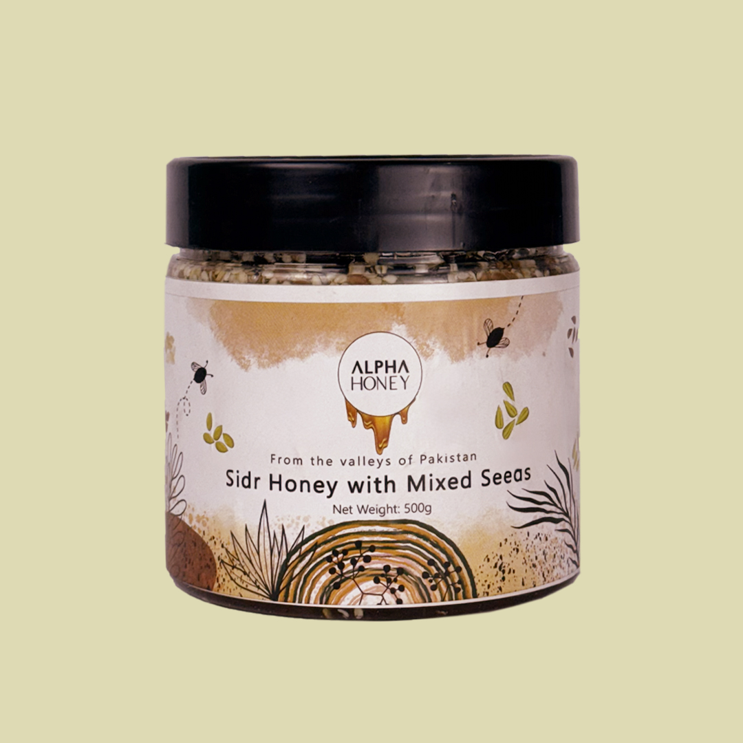 Organic Premium Sidr Honey with Mixed Seeds | 500g