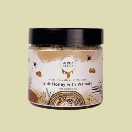 organic honey with walnuts