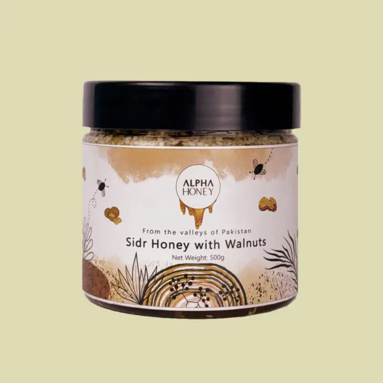 organic honey with walnuts