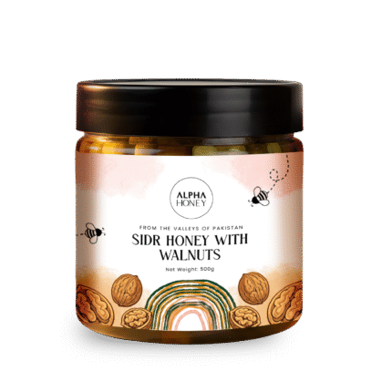 sidr honey with walnuts-alphaorganic.pk