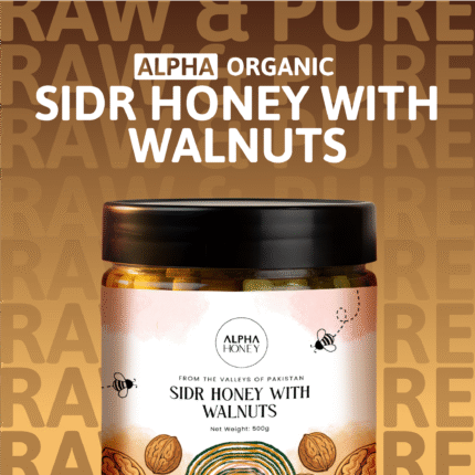 sidr honey with walnut-alphaorganic.pk