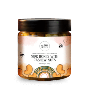 sidr honey with cashew nuts-alphaorganic.pk