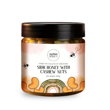 sidr honey with cashew nuts-alphaorganic.pk