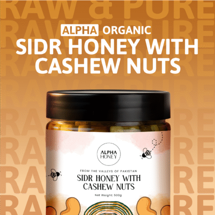 sidr honey with cashew nuts-alphaorganic.pk