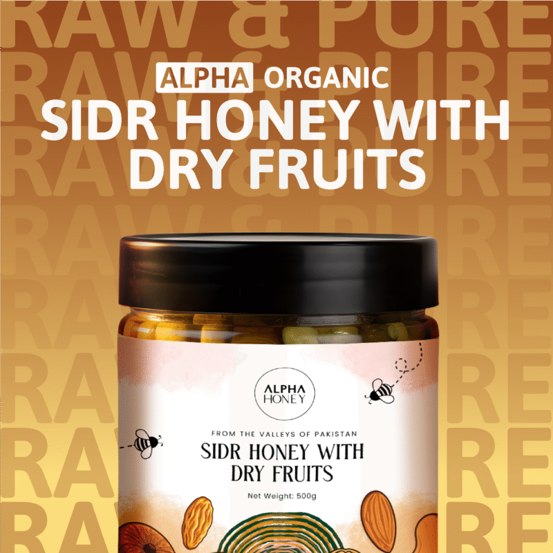 sidr honey with dry fruits-alphaorganic.pk