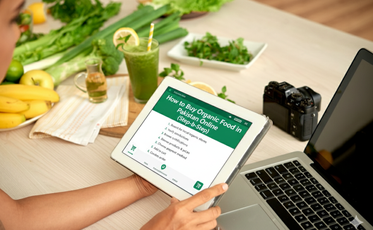 How to Buy Organic Food in Pakistan Online (Step-by-Step)